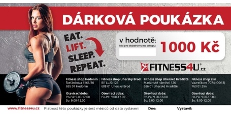 Dárkový poukaz Fitness4U