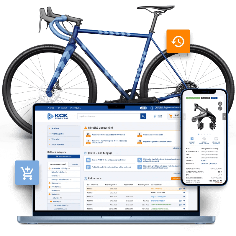 KCK – specializovaný cyklistický online velkoobchod