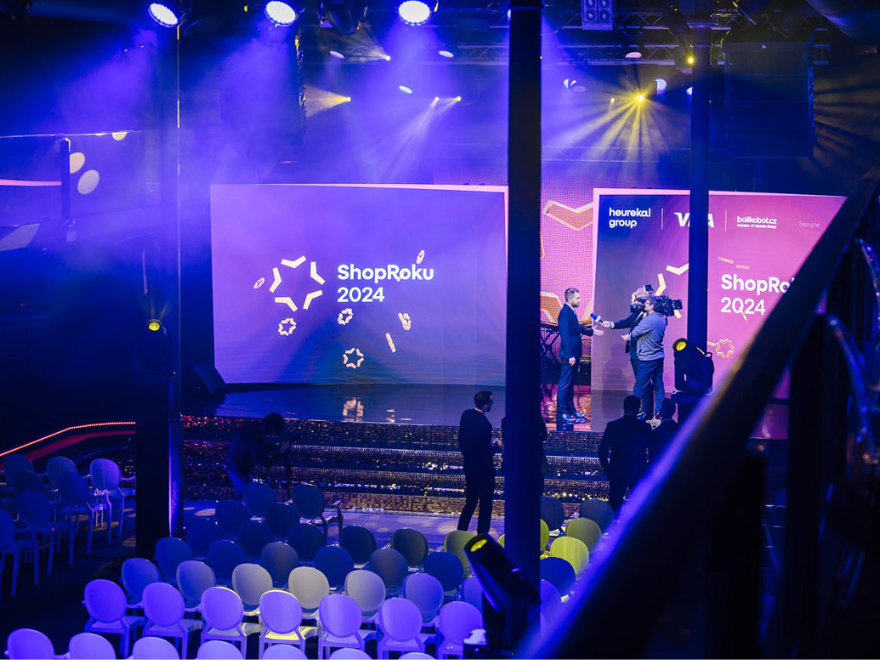 Vyhlášení soutěže ShopRoku 2024 by Heureka Group