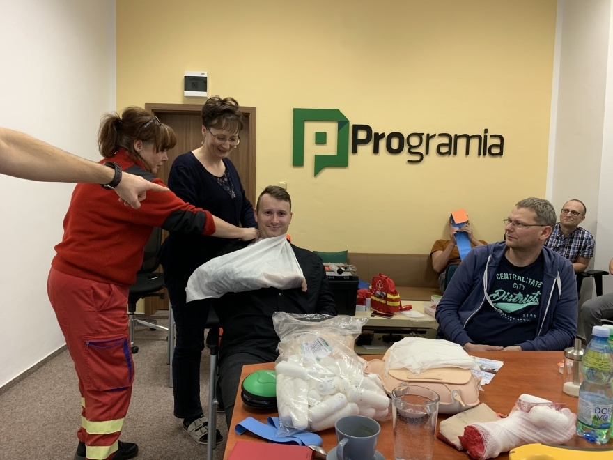 Vánoční večírek 2019 – od kurzu první pomoci po večerní překvapení